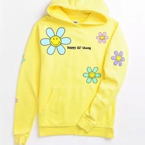Zumiez By Sami Ryan x Smiley Lil Thang Yellow Hoodie